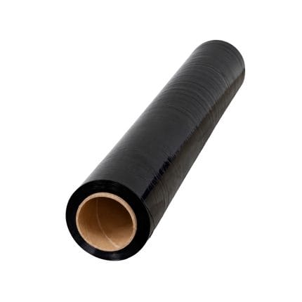 Folie Stretch Manuală Neagră 500 mm
