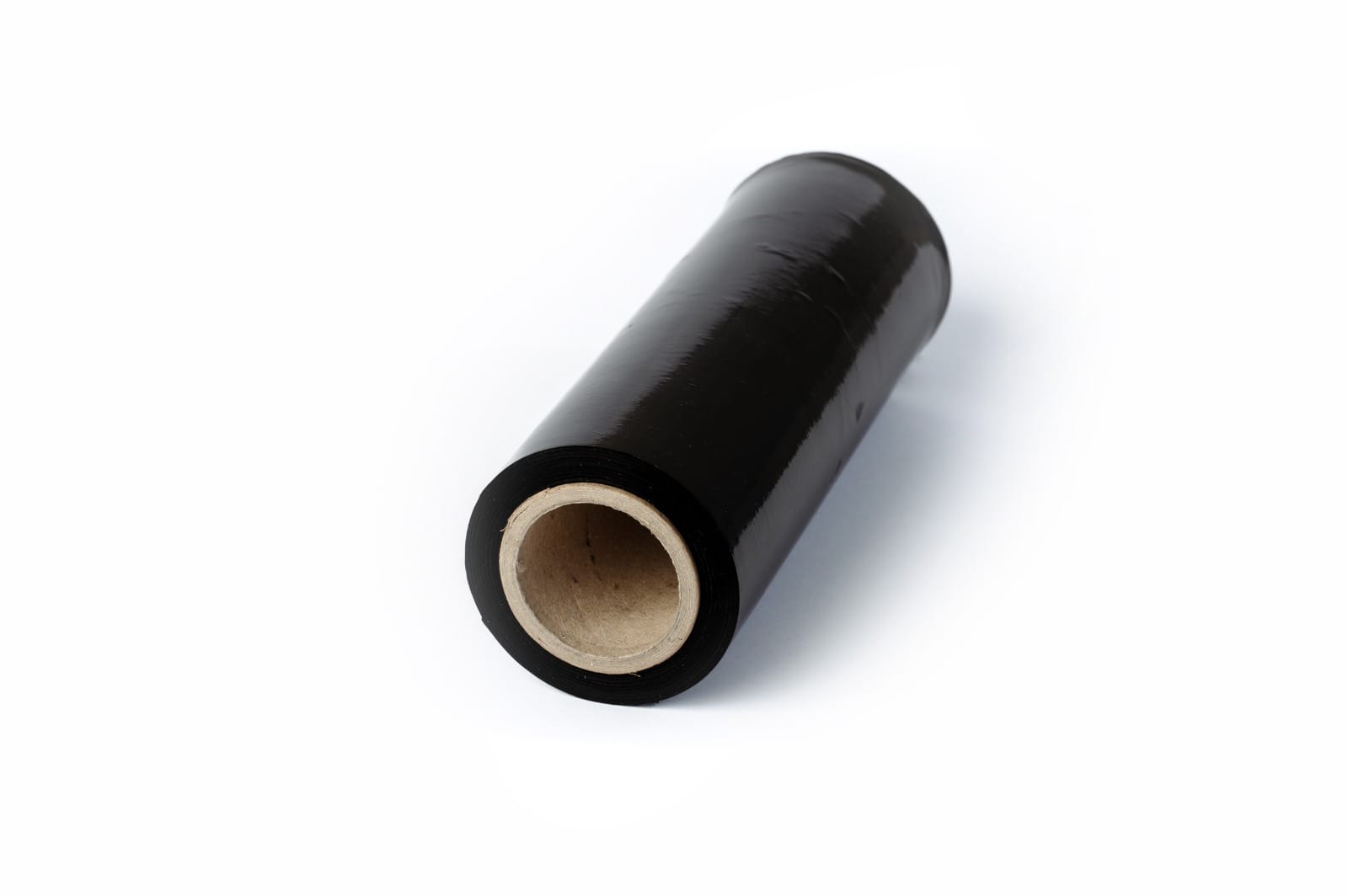 folie stretch manual negru Folie stretch manuală neagră - imagine 1